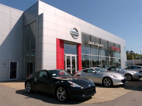 Jack ingram nissan - * Eligible on select OEM, OEA, and WIN tires only when purchased from and installed by a participating Nissan dealer. Other restrictions apply. See dealer for details. Price and offer availability may vary by model. Taxes and fees additional. ... JACK INGRAM MOTORS. 227 EASTERN BLVD. MONTGOMERY, AL 36117 (334) 513-7966. Text Offer back to offer ...